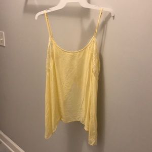Free People Yellow Top